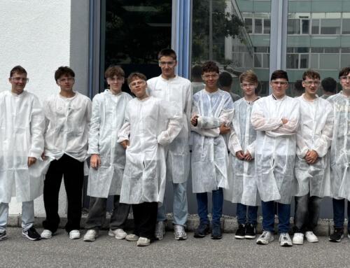 Chemieklasse 8c/d besucht die Firma Roche