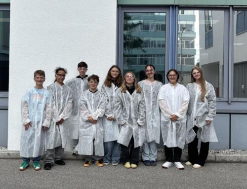 Chemieklasse 8c/d besucht die Firma Roche